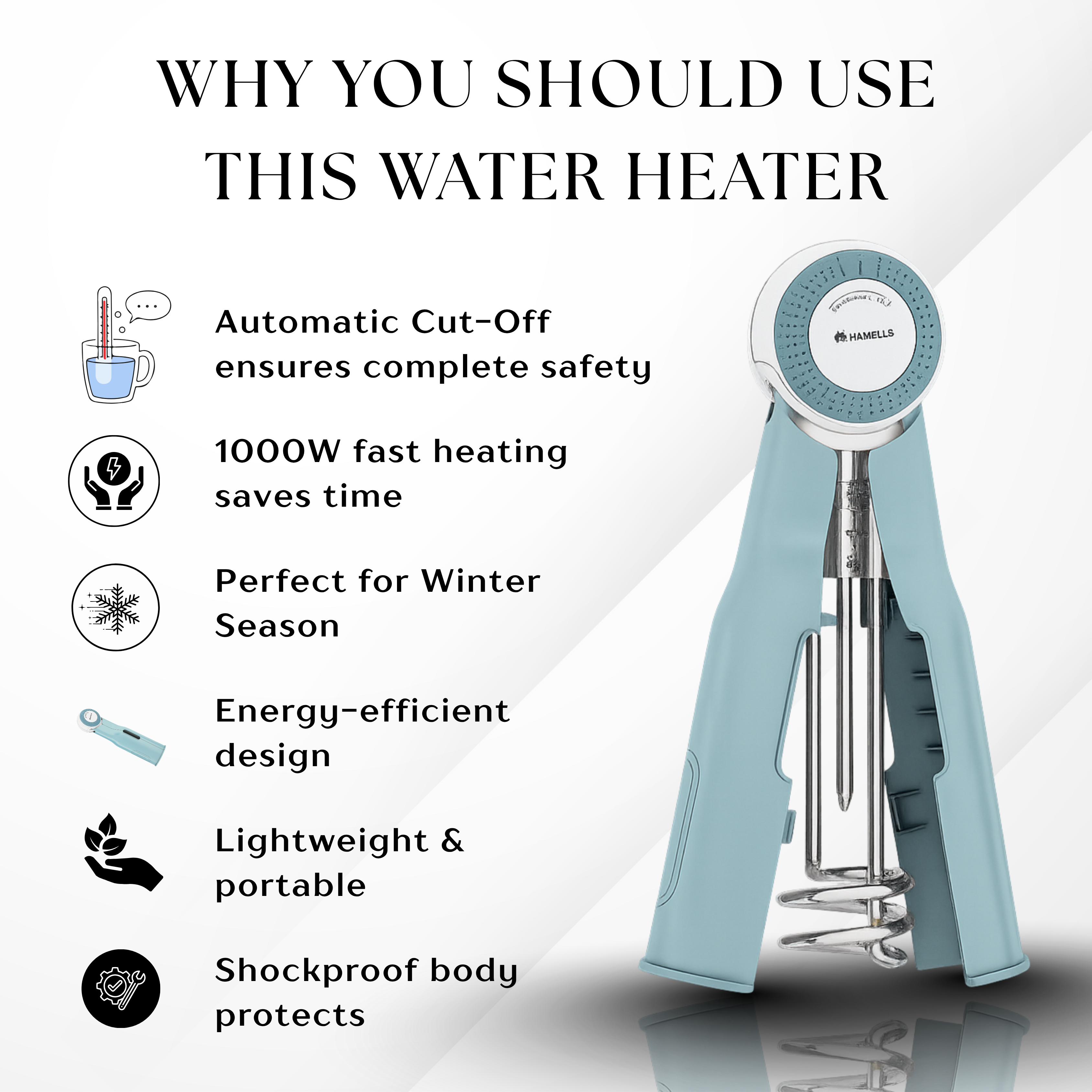 Current Proof Immersion Water Heater